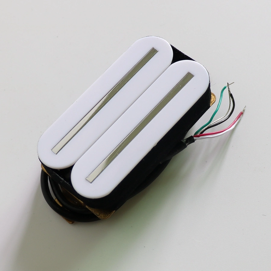 Popular White Color High Output Humbucking Guitar Pickup Double Blade OEM Guitar Parts