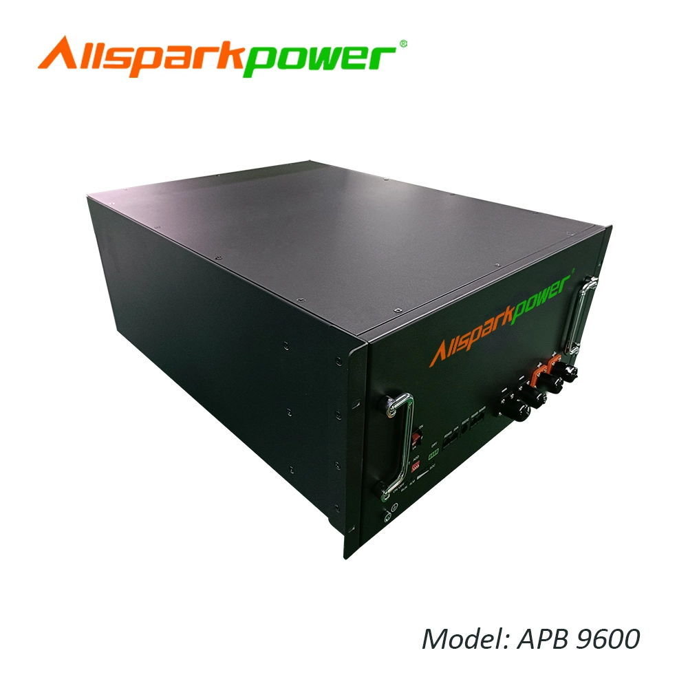 Allsparkpower 48V 9.6kwh LiFePO солнечной энергии4 батарей в упаковке для солнечной системы питания и зарядки EV с маркировкой CE/Un38.3/MSDS