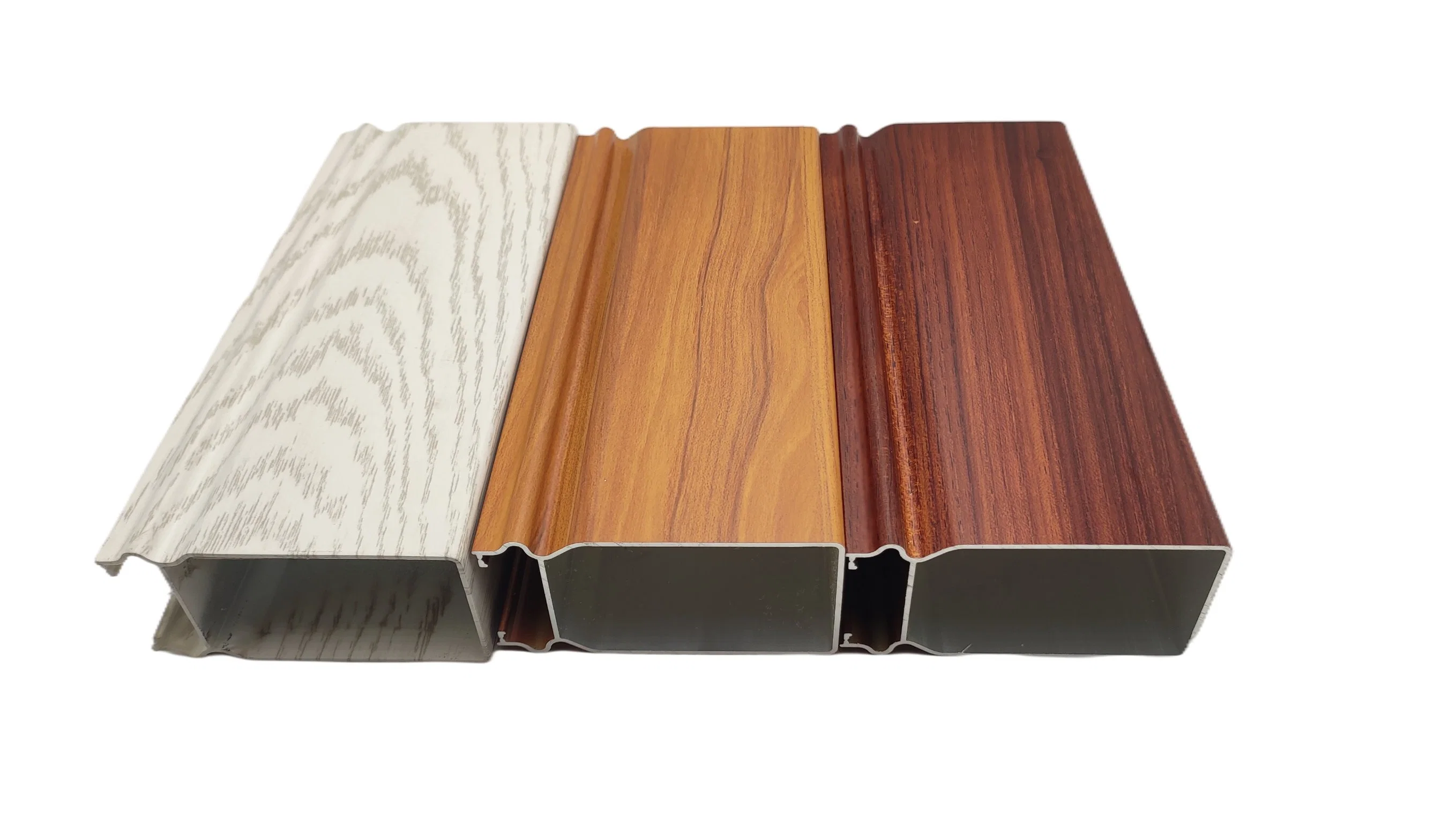 Aluminium/Aluminum Wood Grain Powder Coating Profile Products