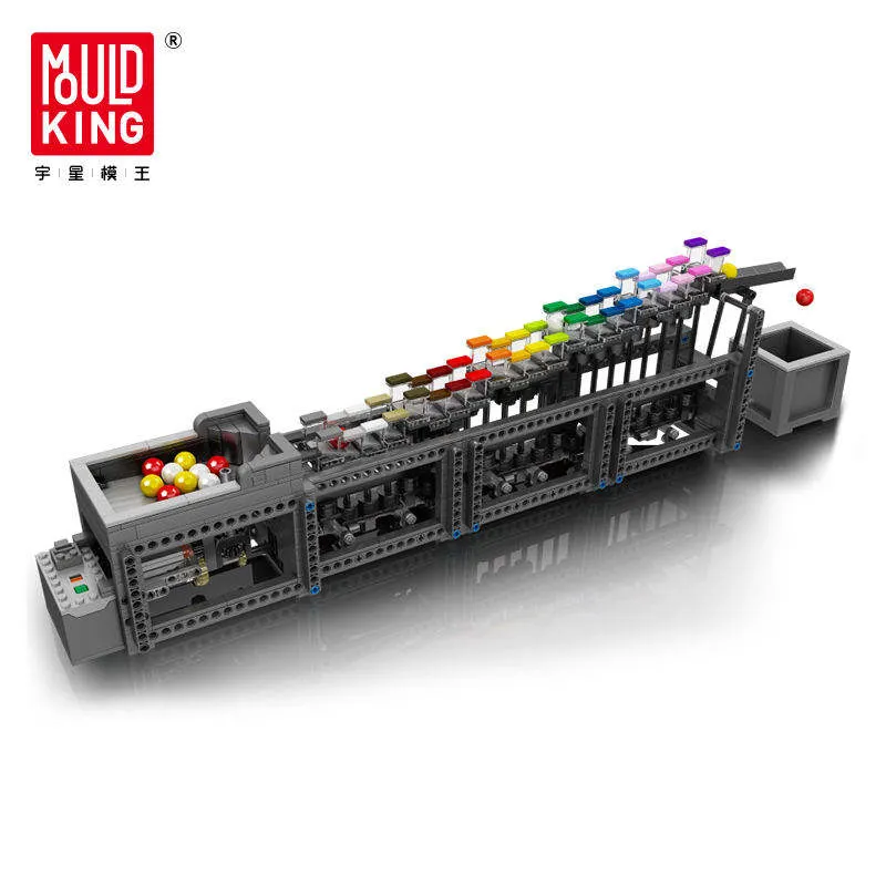 Mold King 26004 High-Tech Spielzeug Motorisierte Regenbogen Stepper Modell Gebäude Blöcke Educational Assembly Bricks