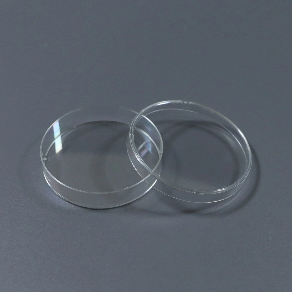 70mm 90mm Culture Lab Glassware Clear Transparent Plastic Disposable Glass Sterile Dish