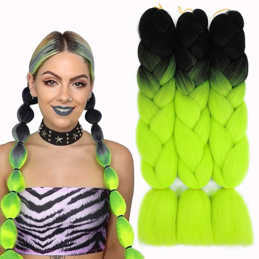Kbeth Wholesale/Supplier Synthetic Hair Extension High quality/High cost performance  Ombre Braiding Hair Raw Material Jumbo Braid Synthetic Braiding Hair