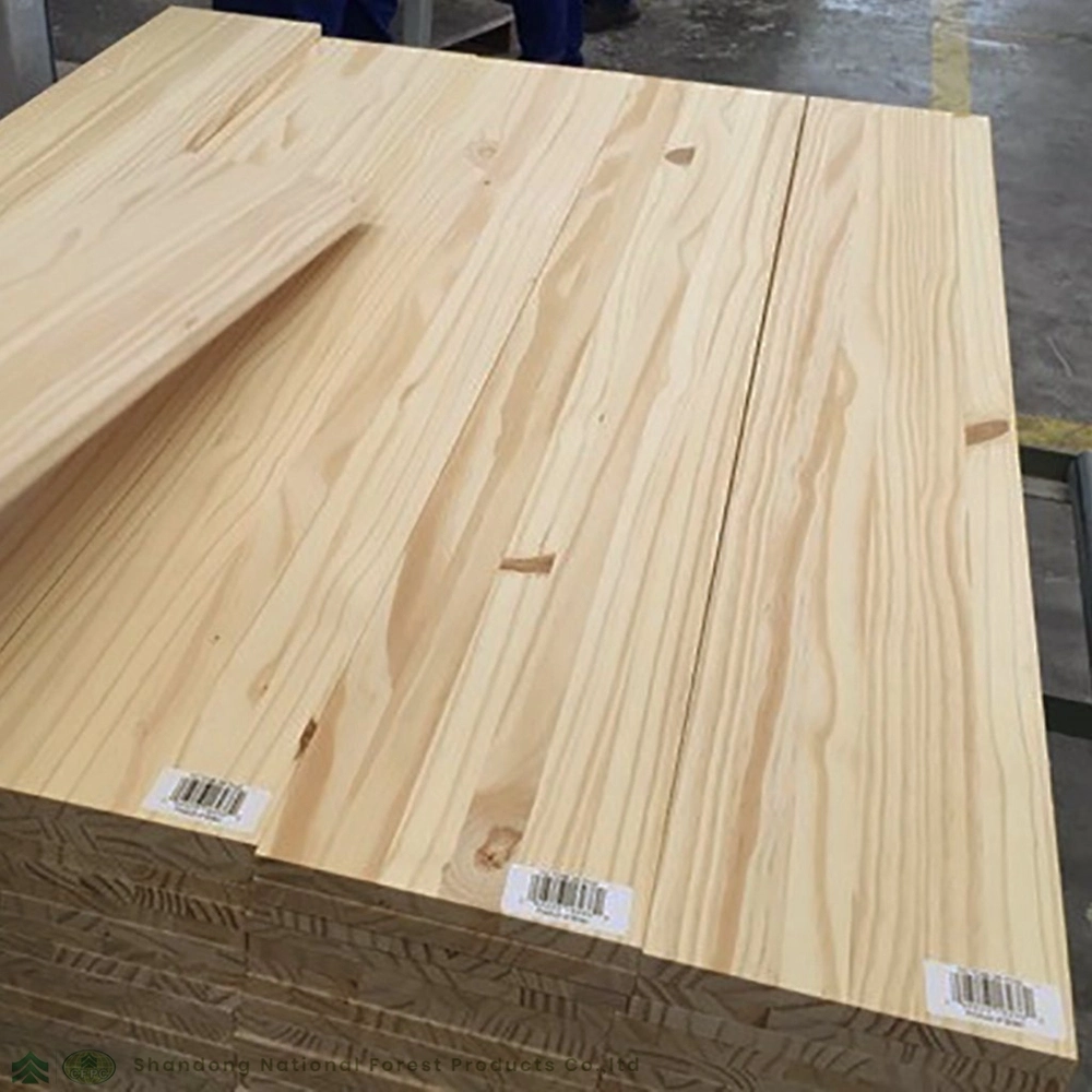E0 AA 1220X2440mm Chile Australia New Zealand Radiata Pine Paulownia Top Side Solid Panels Finger Joint Laminated Board
