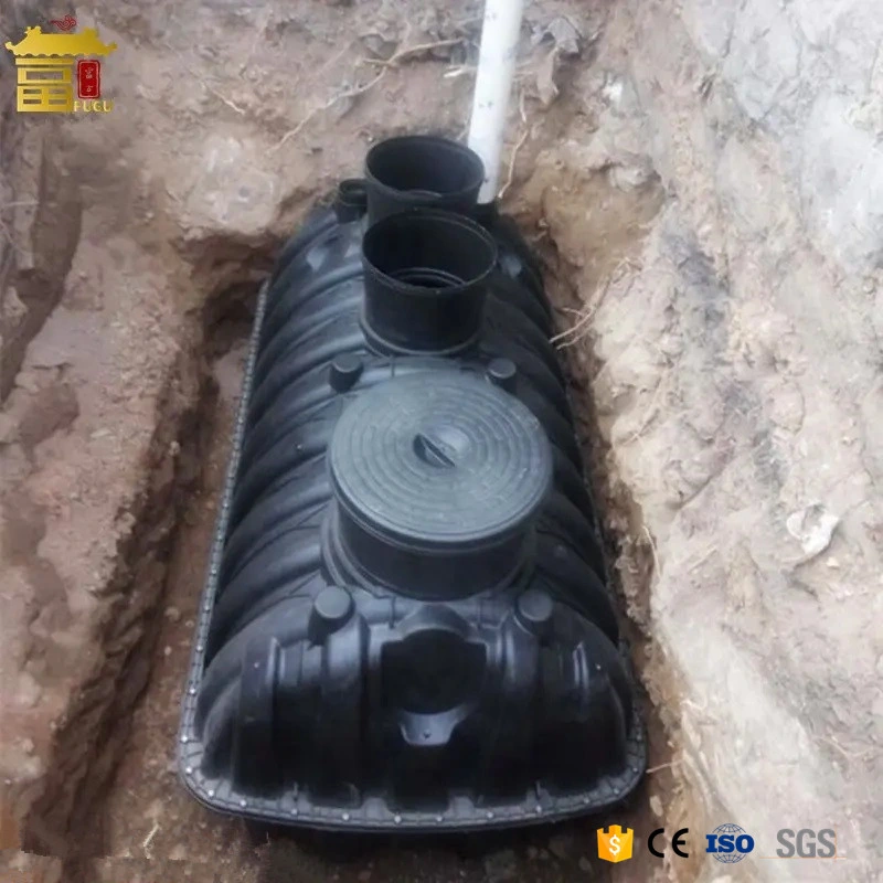 HDPE Disassemble Household Bio Underground Three Chamber Septic Tank