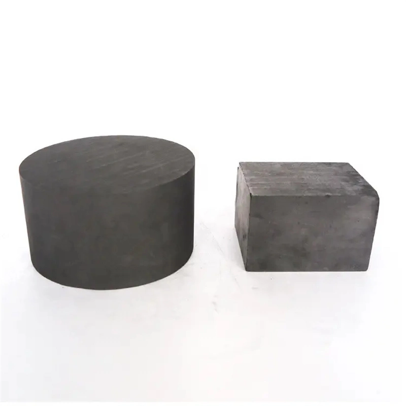 Offre divers blocs de graphite en forme carrée ou ronde, électrode de graphite