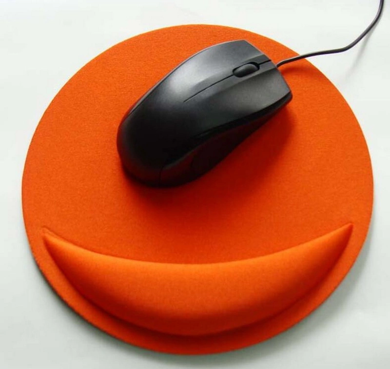 Round Mouse Pad with Wrist Rest EVA Mousepad