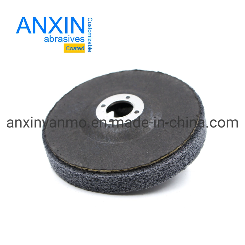 115*22mm Silicon Oxide Non-Woven Unitized Flap Wheel with Fiberglass Backing for Stainless Steel