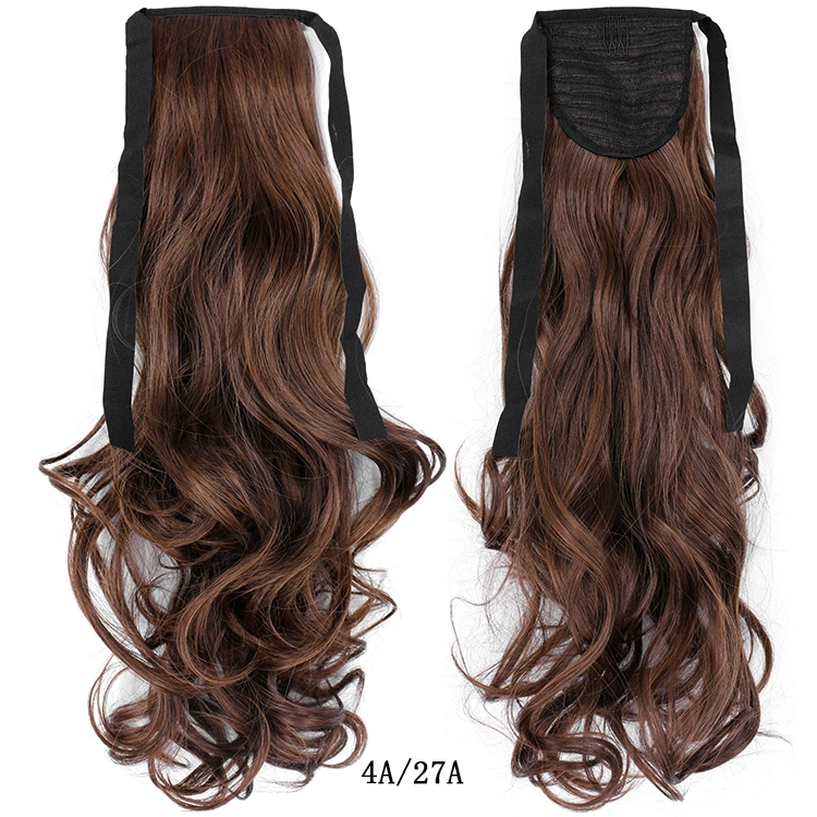 European and American Chemical Fiber Wig Female Curly Hair Patch Magic Patch Horsetail Wig