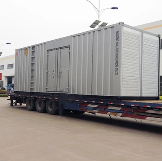 Containerisierter Dieselgenerator 2060kVA/1650kw hoher Wirkungsgrad und geräuscharmer Notstrom Stromversorgung für Busstationen und Tankstellen