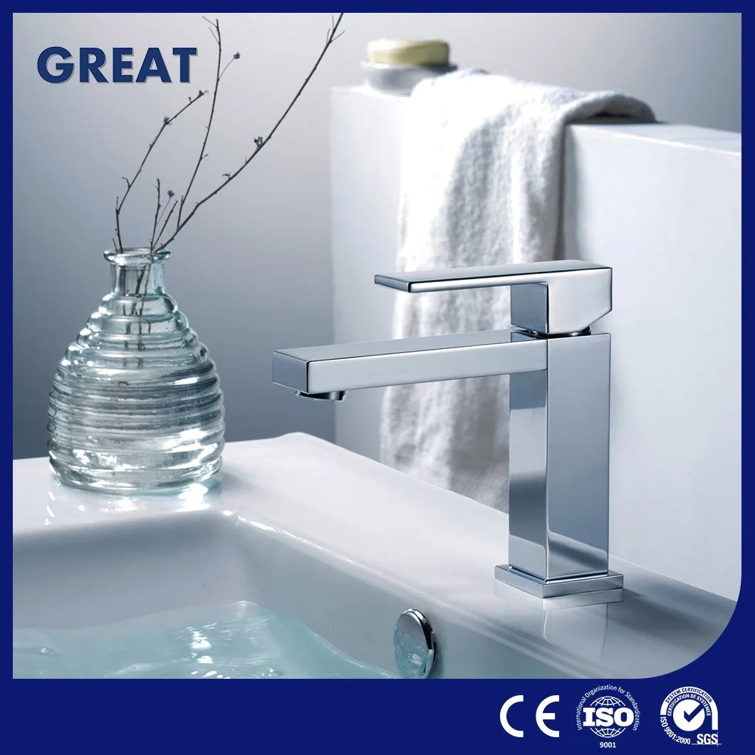 Great China Bathroom Sink Faucet Manufacturing High-Quality Bathroom Sink Faucets Gl8201A82 Single Lever Basin Faucet Single Hole Basin Faucet