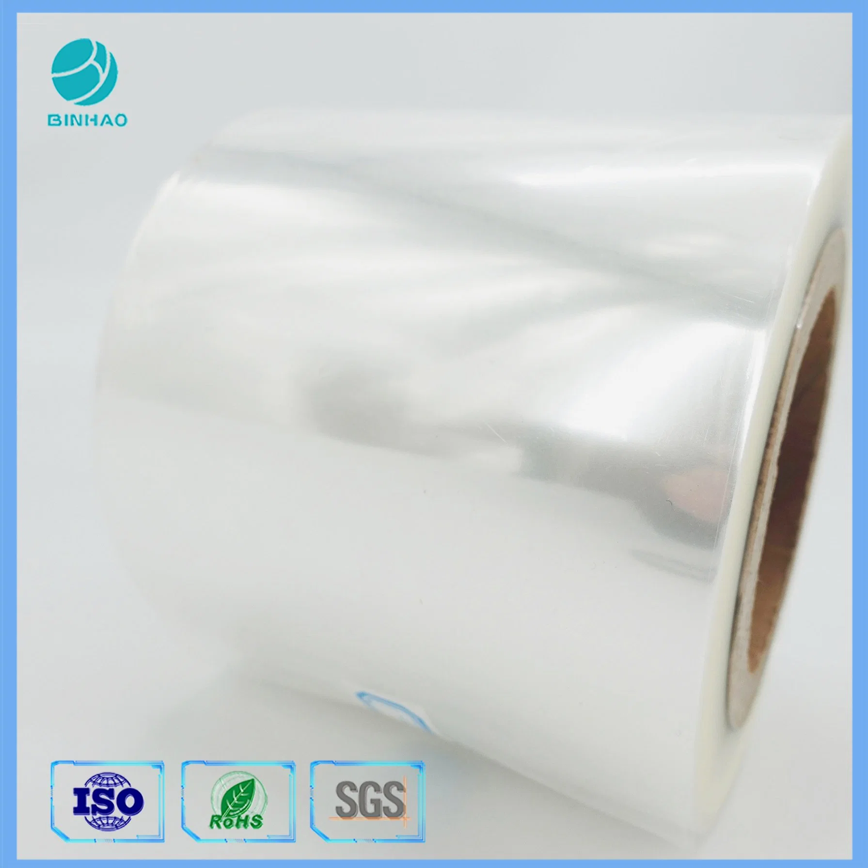 Custom BOPP Transparent 8% Shrink Film for Cigarette Box Wrapping