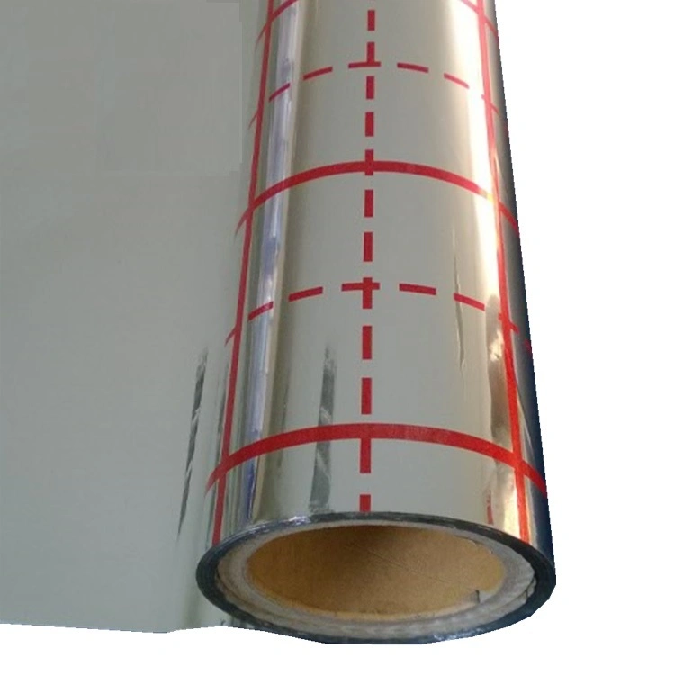 12 Micron Aluminized Mylar/ MPET Film Utilisé pour le laminage ou l'impression