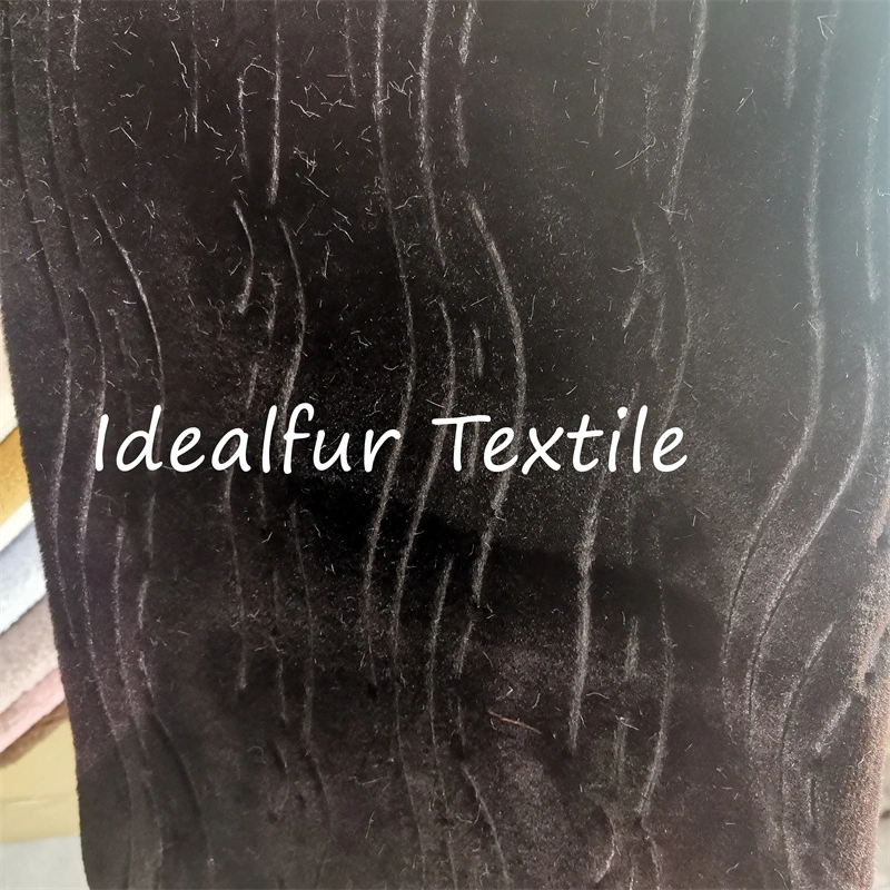 New Popular Brushed Design Fake Mink Fur