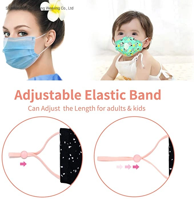 Colorful Nylon 5mm Ear Loop Earloop for KN95 Disposable Face Mask Accessories