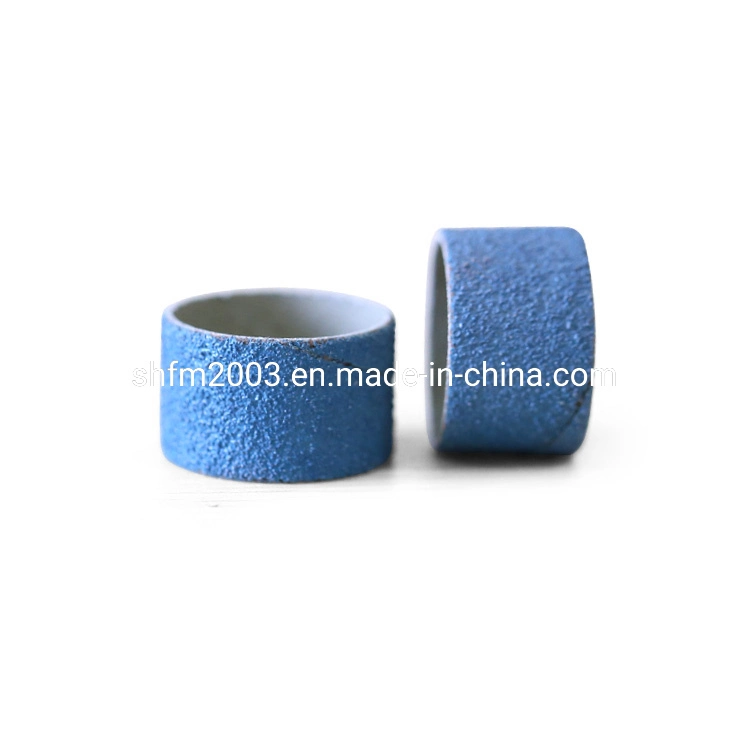 Red Ceramic, Blue Zirconia Sanding Sleeves for Nail Industry