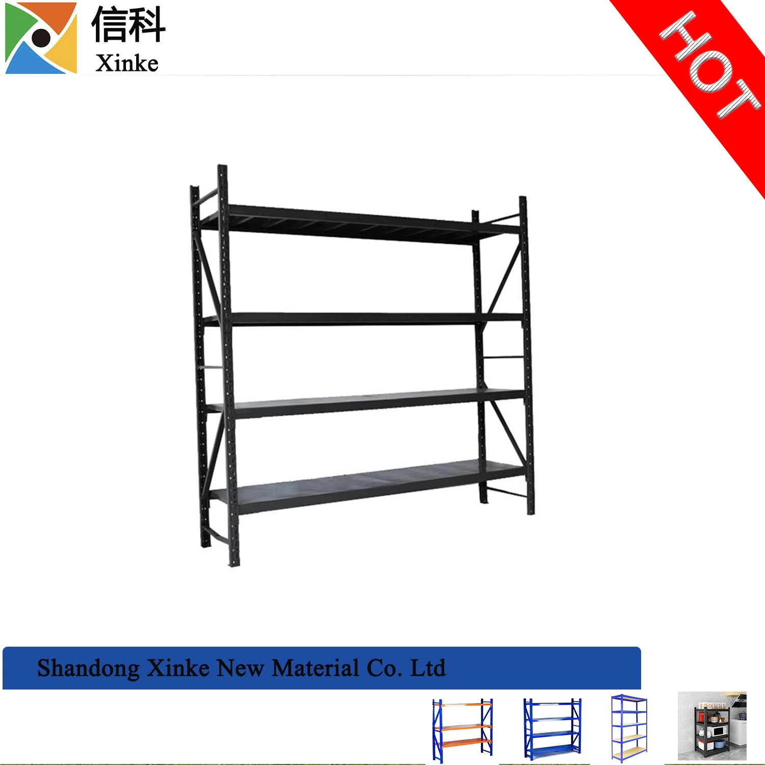 Good Service Conventional Adjustable Stack Corrosion-Protection Steel Warehouse Rack Angle Shelf