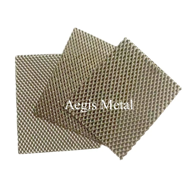 2X3 3X6 5X10mm Electrolyzer Flow Field Ti Metal Expanded Mesh Bipolar Plate