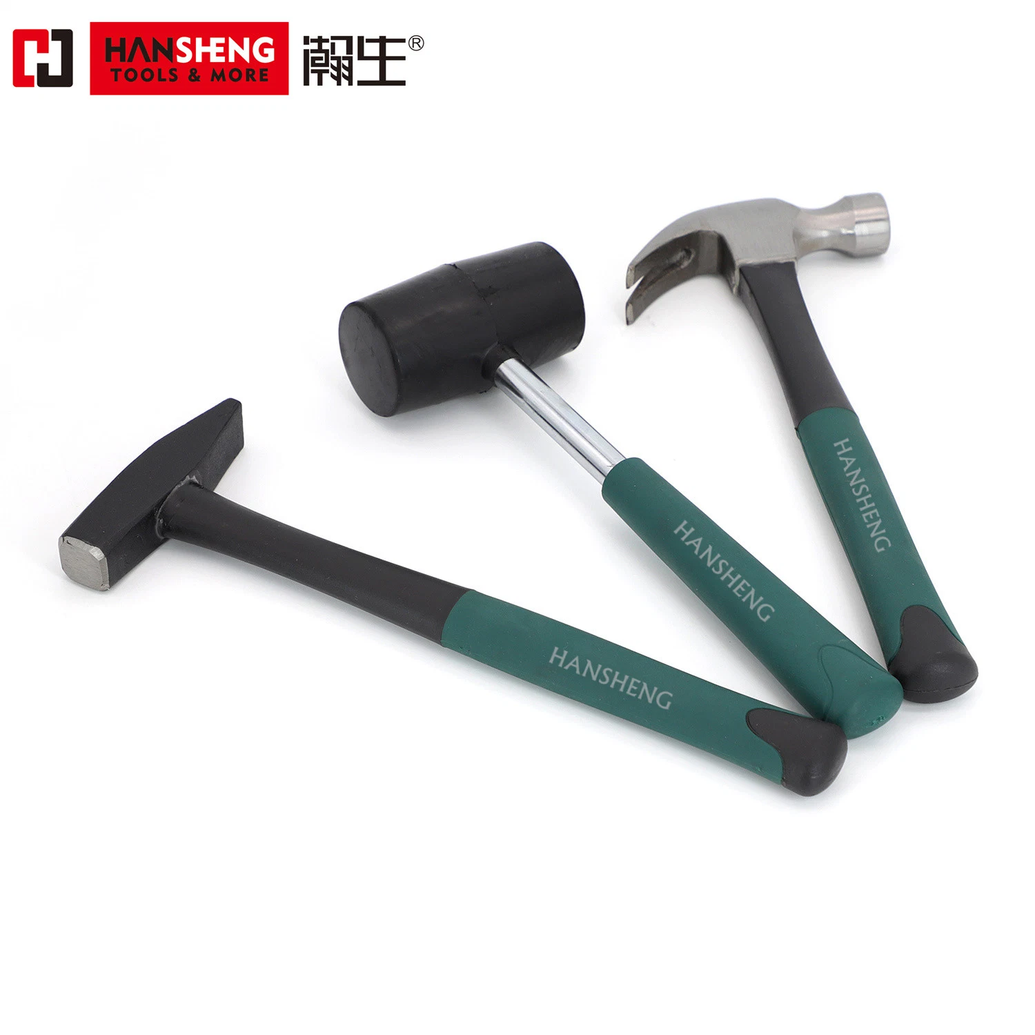 Professional Ferramenta Mão das ferramentas de hardware, feitas de aço carbono, pega de PVC, martelo de maquinista, martelo de borracha, martelo de garra, martelos Bricklaye