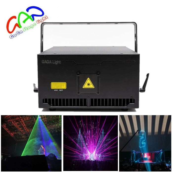 5W Projecteur Laser RGB pour Scène avec Animation, Faisceau Petit 40kpps Ilda Couleur Complète