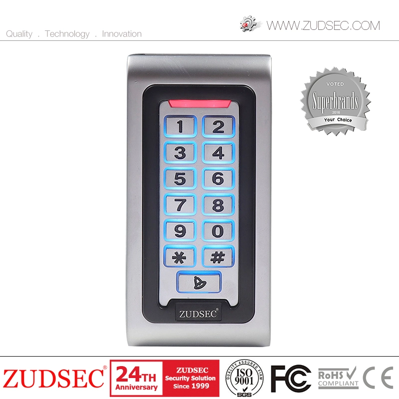 RFID Em Card Waterproof Metal Standalone Access Control System