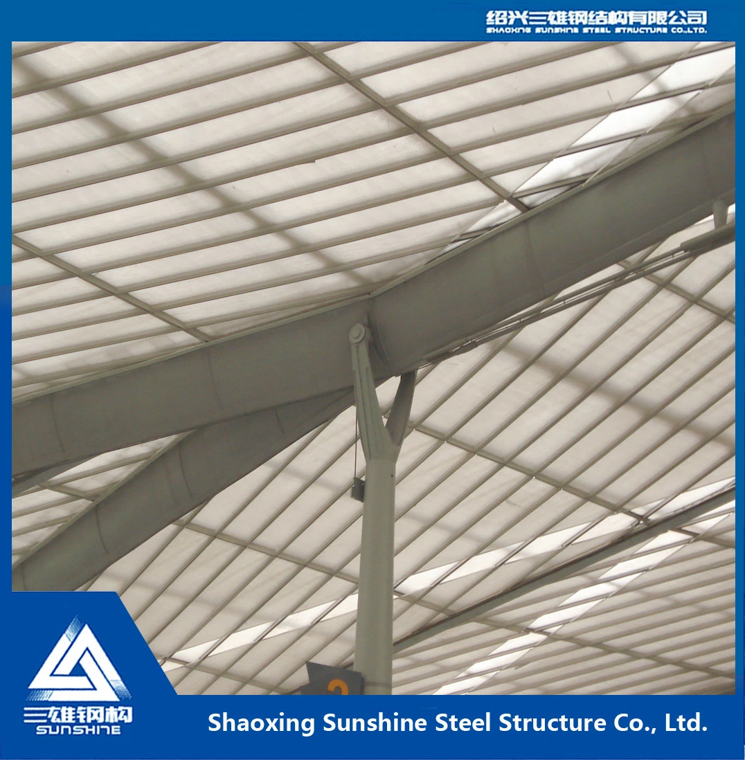 Prefabricated Light Steel Roof for Shanghai South Railway Station