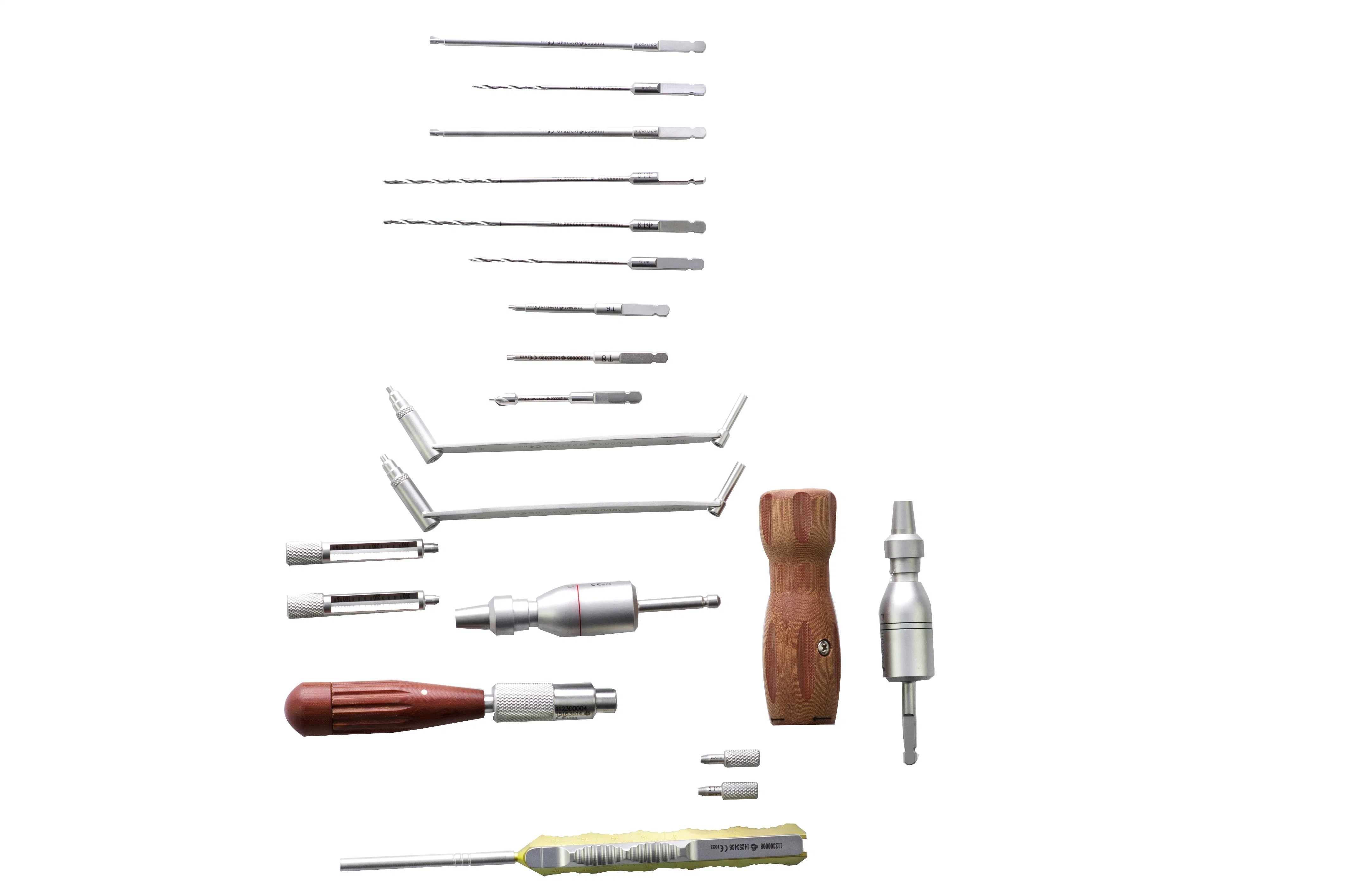 Canwell Medical Surgical Instrument Set for Mini Locking Plate Orthopedic Trauma Implants Drill Bit