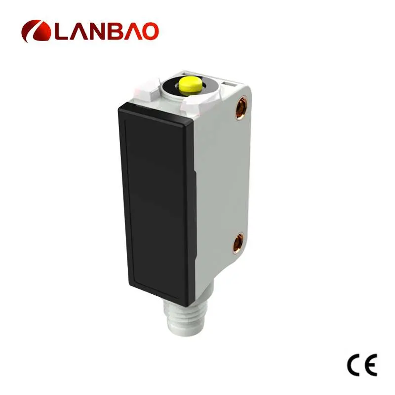 Small Square NPN 20m IP67 Auto Photoelectric Switch Sensor