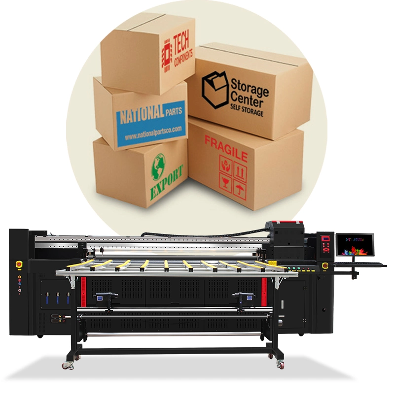 Impressora UV de Mesa de Formato Largo de Jato de Tinta Rápida Industrial para Vidro/Cerâmica/Plástico.