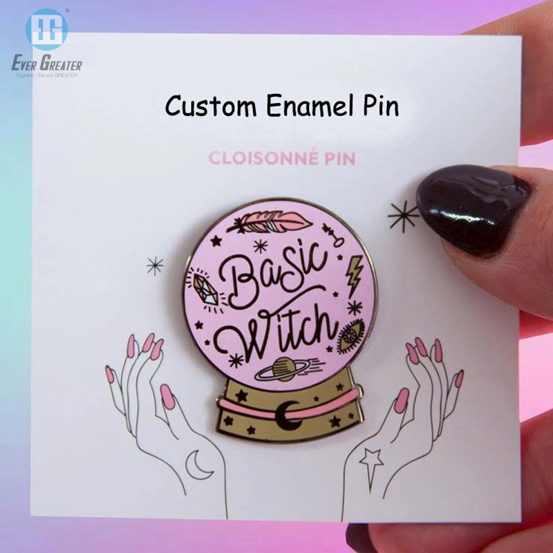 Popular Glitter Enamel Pins Cute