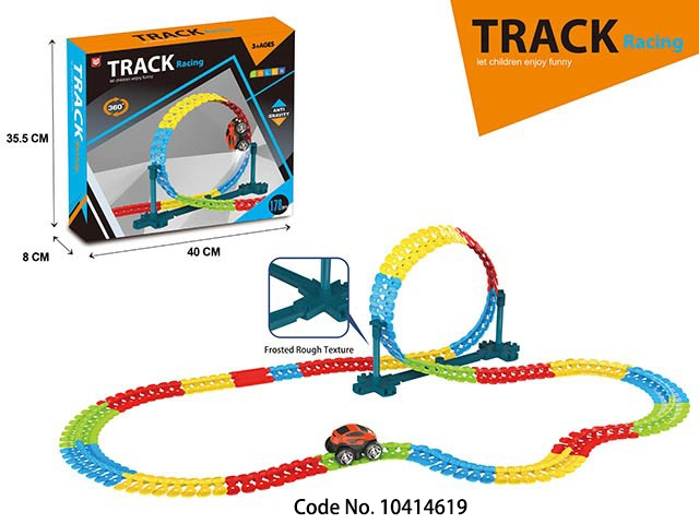 Intelligence DIY Assemble Electric Race Track, Toys From China Funny Rail Slot Car Racing Tracks