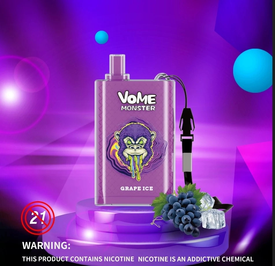 Nouveau produit Randm VOME Monster 10000 puffs 20 ml de E-Liquid Cassette à bobine en maille rechargeable 12 parfums 850 mAh
