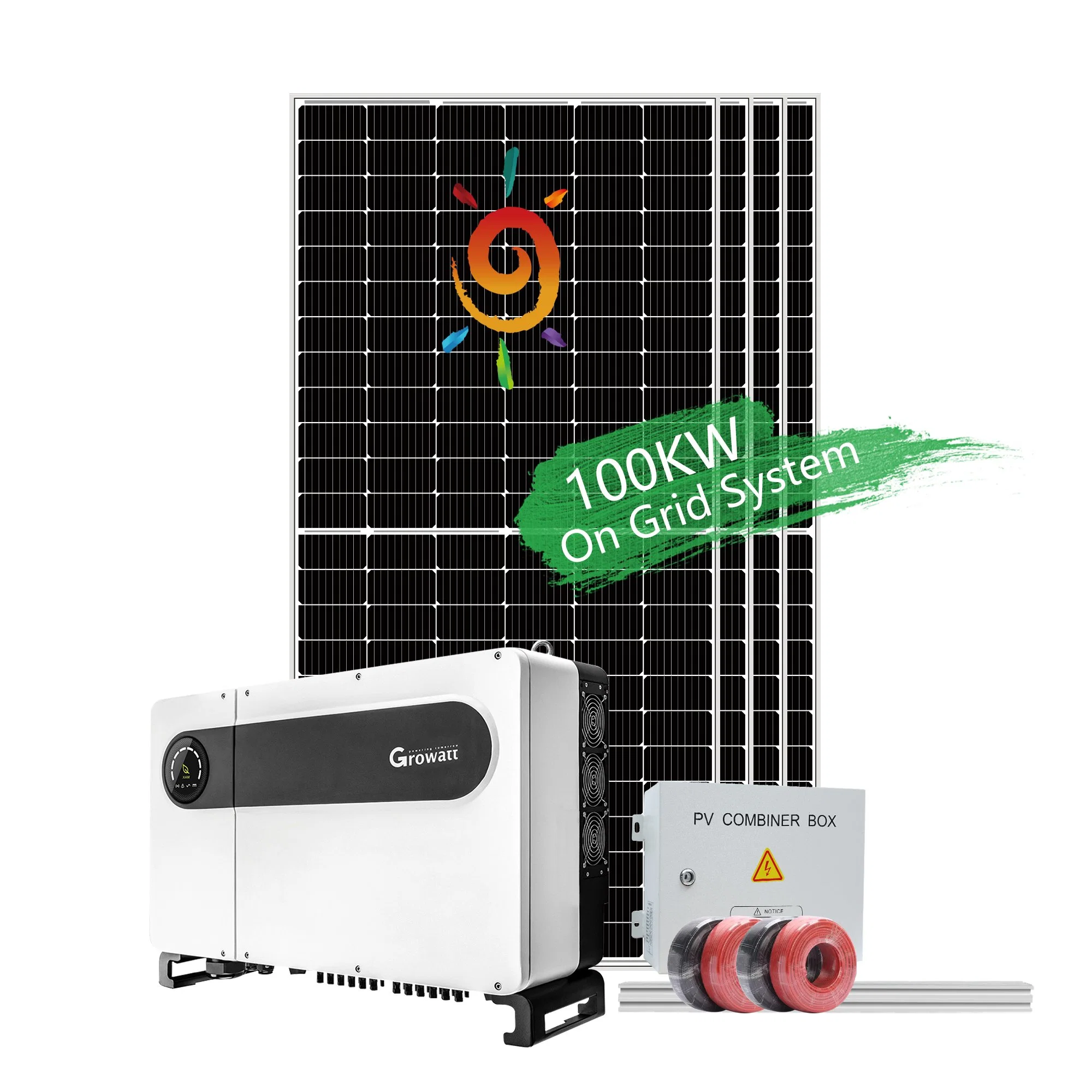 100kw on Grid Solar System 150kw 200kw PV Power Solar Energy