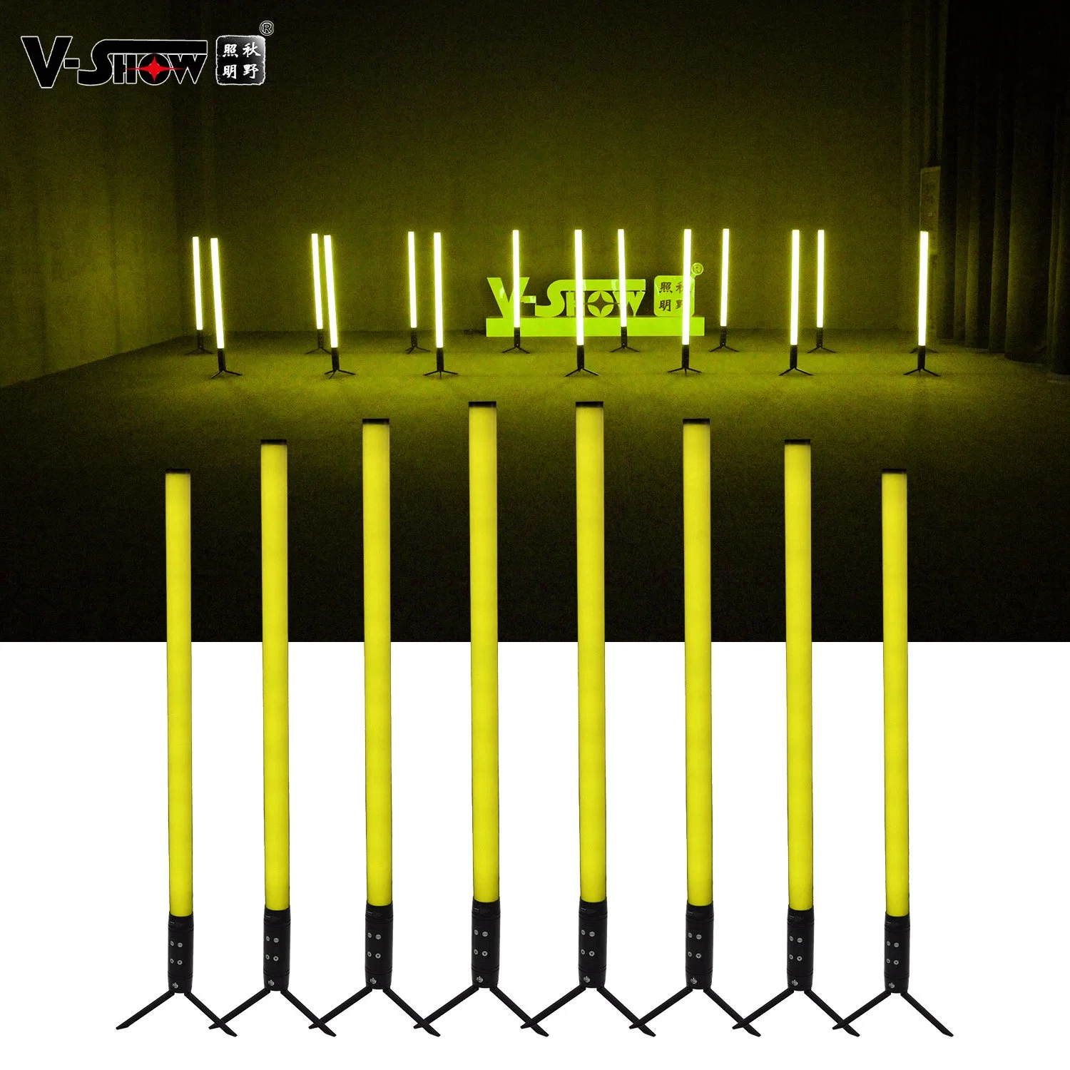 V-Show Vertical Pixel Tube DJ Stage Light with RGB LED