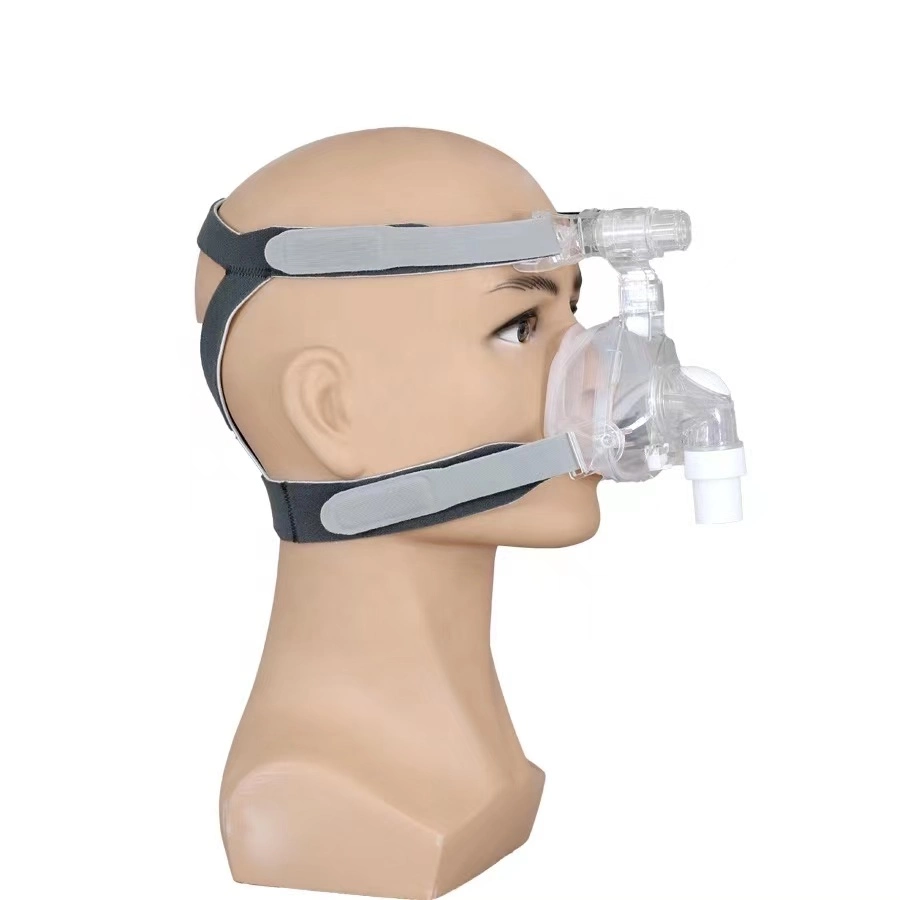 Vollmaske CPAP Auto CPAP BiPAP Maske für den Schlafmodus Apnoe Schnarchen Menschen mit frei einstellbare Kopfbedeckung