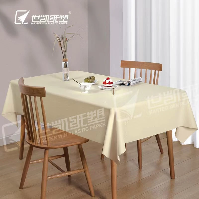 Hotel Chain Restaurant Crayfish Disposable Table Cloth Stone Cream Waterproof Environmental Protection Platform Cloth Manufacturers Wholesale/Supplier