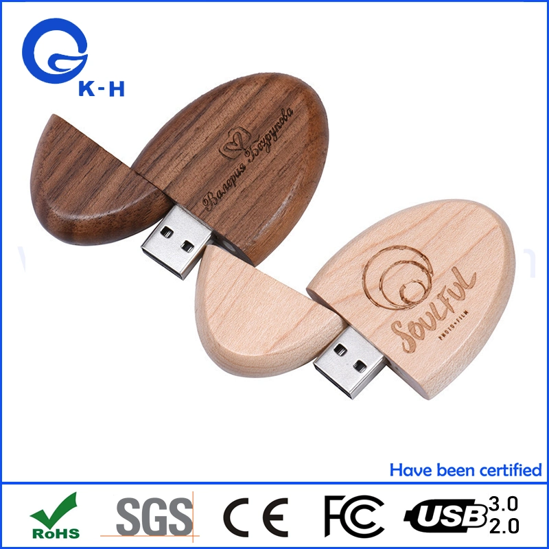 Promotional Custom Wood USB Flash Memory Drive 8GB 16GB 32GB