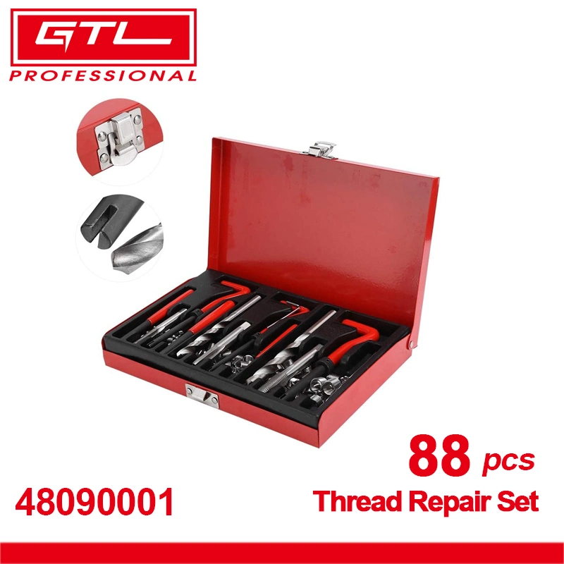 88PCS Thread Repair Tool Kit Screw Joint Thread Repair Set (48090001)