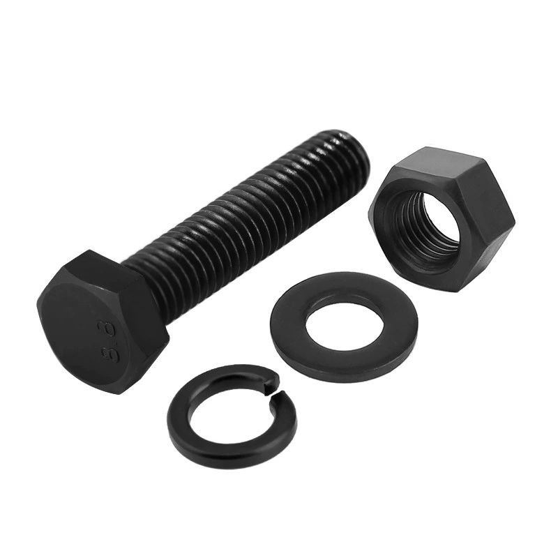 ASME B18.2.2 A194 2h 2hm A563 HDG Oversized Black Heavy Duty Hex Nut and ASTM A307 A325 Hex Bolt