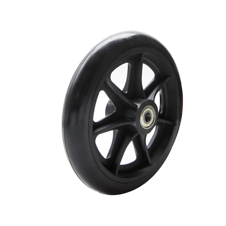 Jq Caster Wheelchair Front Wheel 6 Inch Plastic Solid Small Wheel Supplier