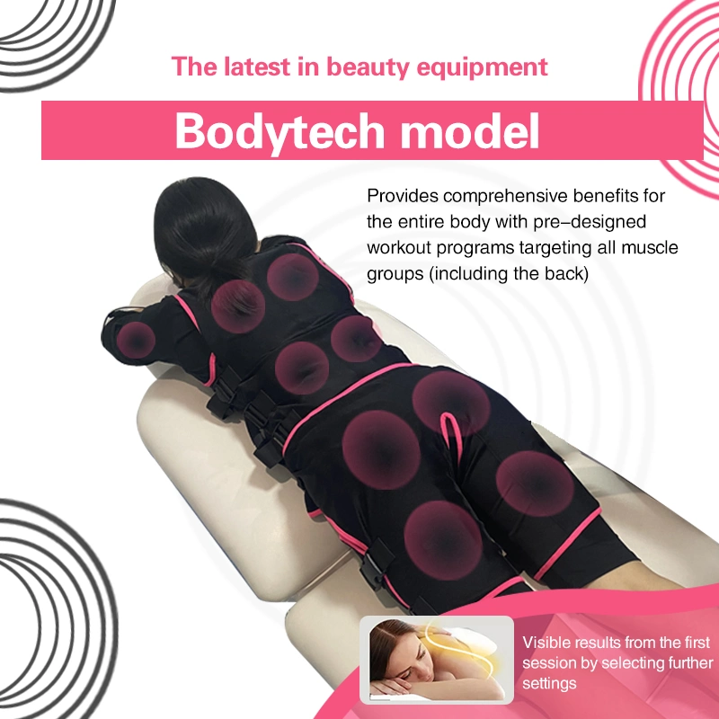 Bodytech EMS Aesthetic Device Body Sculpting Vest EMS Treatment Quickly Activate Deep Muscles and Burn Fat Beauty Slimming Suit