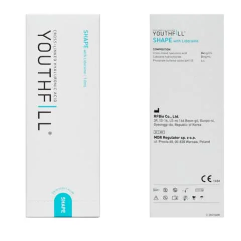 Sardenya Youthfill Deep with Lidocaine 1.1ml 24mg/Ml Deep Wrinkles Improvement You Are So Beautiful Cosmedic Products Dermal Fillers Nose Lips Hyaluronic Acid