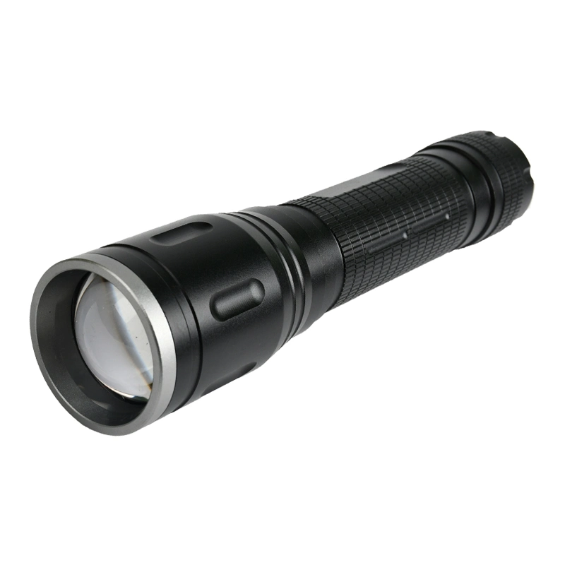 Brightenlux Super Bright Metallic 3c Dry Battery Rechargeable Portable Mini 5 Modes LED Zoomable Torch Light