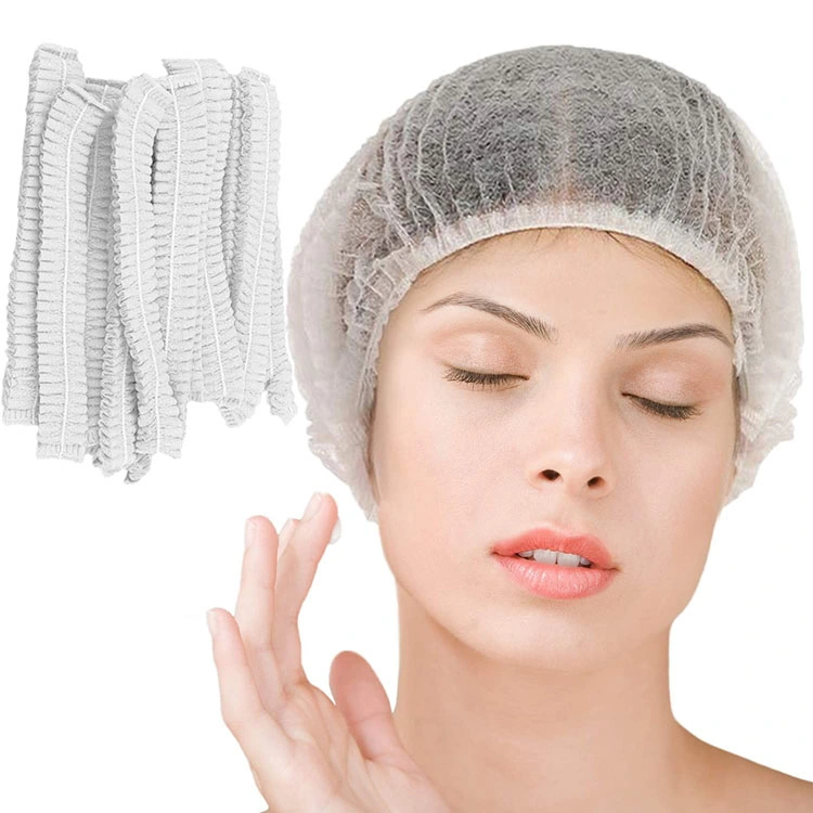 High quality/High cost performance  Disposable Medical Non Woven Strip Caps Bouffant Head Cover