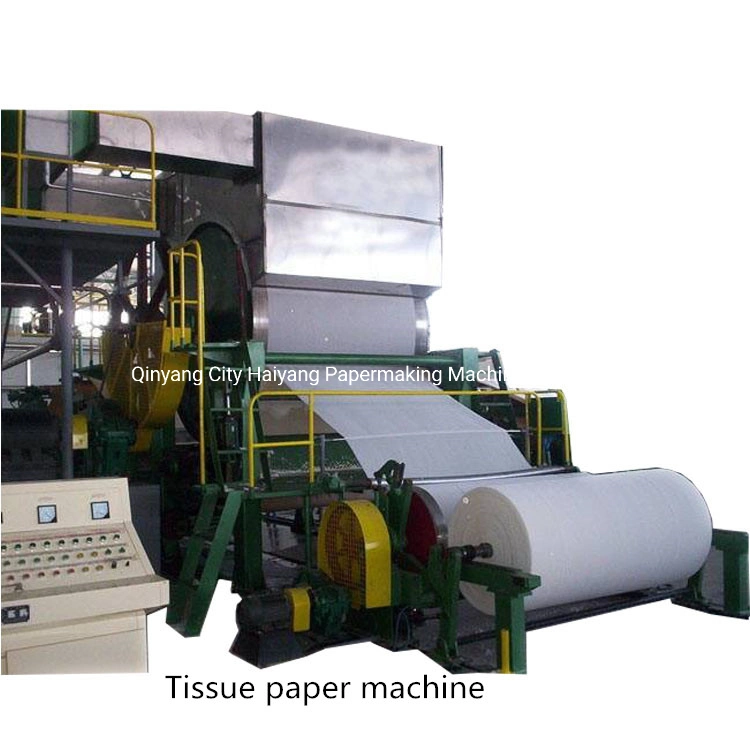 3200mm 10t/D Small Toilet / Tissue Paper Making Machine / Production Line From Waste Paper and Wood Pulp