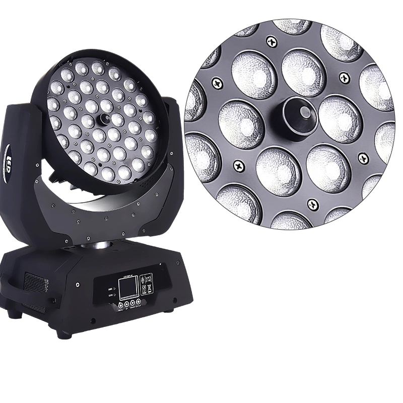 Guangzhou Wedding Disco Equipment 36PCS 10W Zoom LED Moving Head