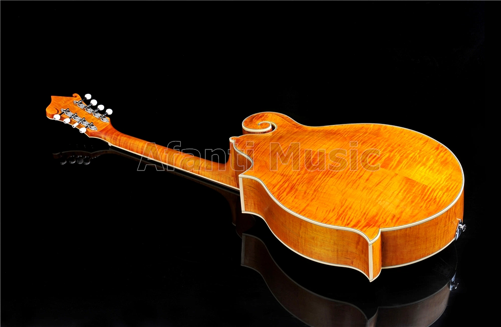 Afanti Solid Spruce Top / Solid Flamed Maple Mandocello