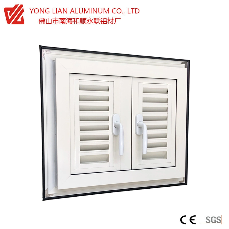 Aluminium Metal Shutter Window and Aluminum Louver Door for Building Materials