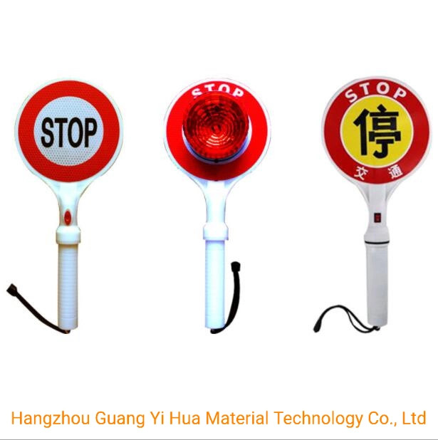 Handle Solar Powered Traffic Light Flasher Barricade Portable LED Warning Lights Traffic Warning Flasher