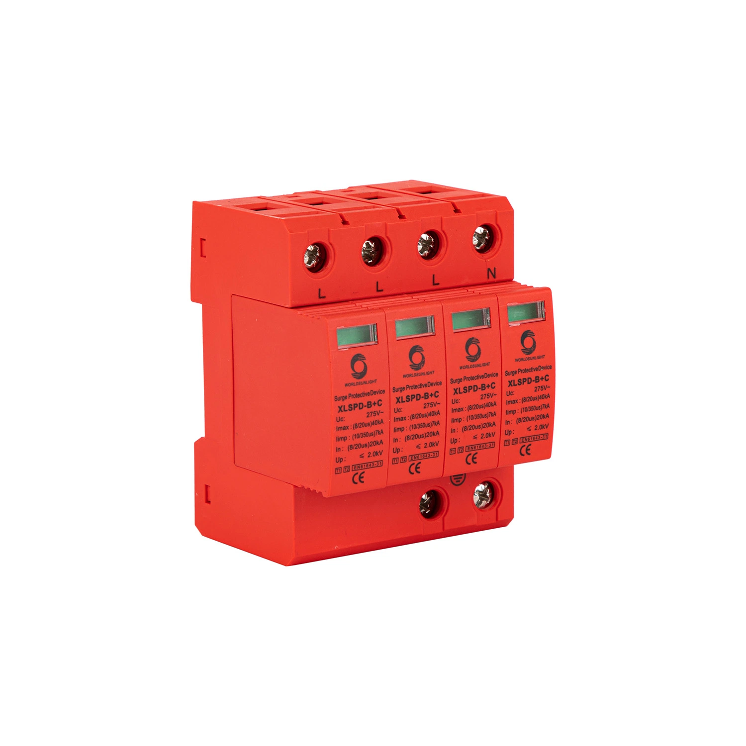 SPD Breaker Deutsch T1+T2 Zhe Suppression AC Surge Protector