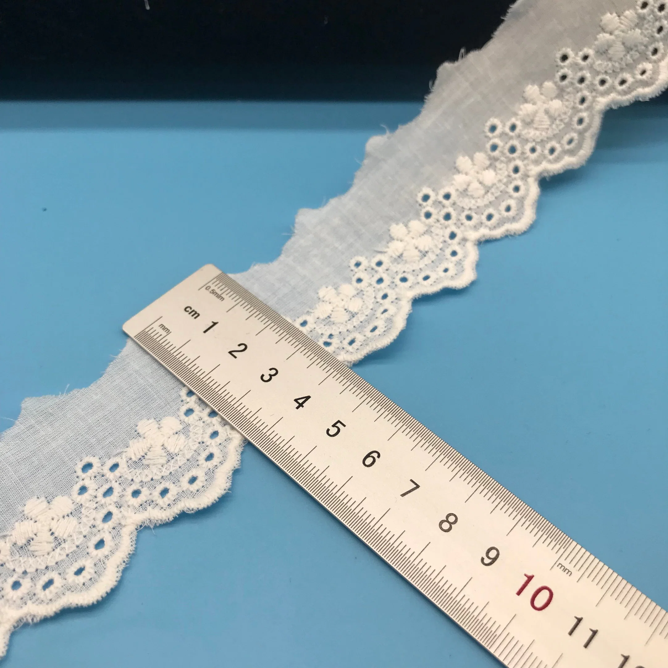 ODM Apparel Small MOQ Cotton Free Sample Hot Sale Fashion Design Wholesale Cotton Lace